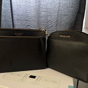 Kate Spade and Michael Kors Black Bags! Super stylish DUO take both for only 150